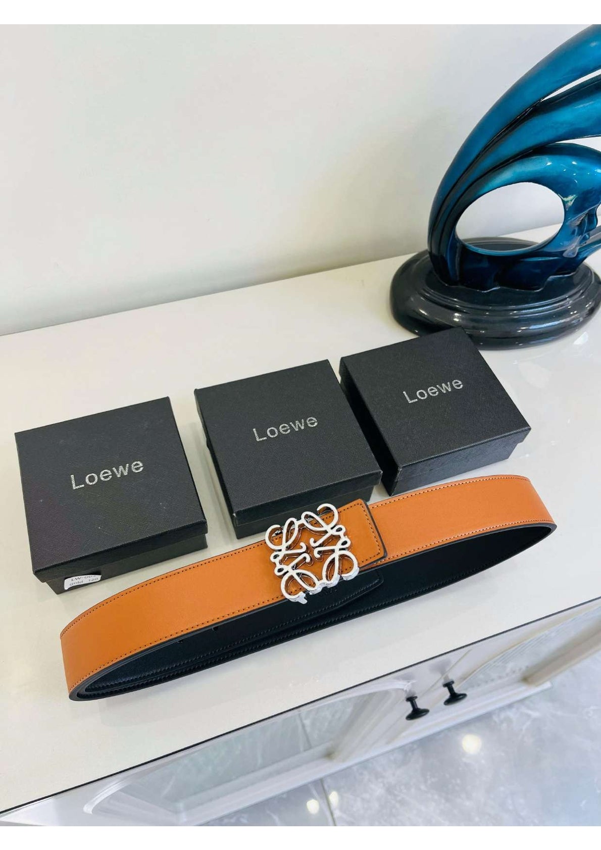 Men Wide Leather Belt