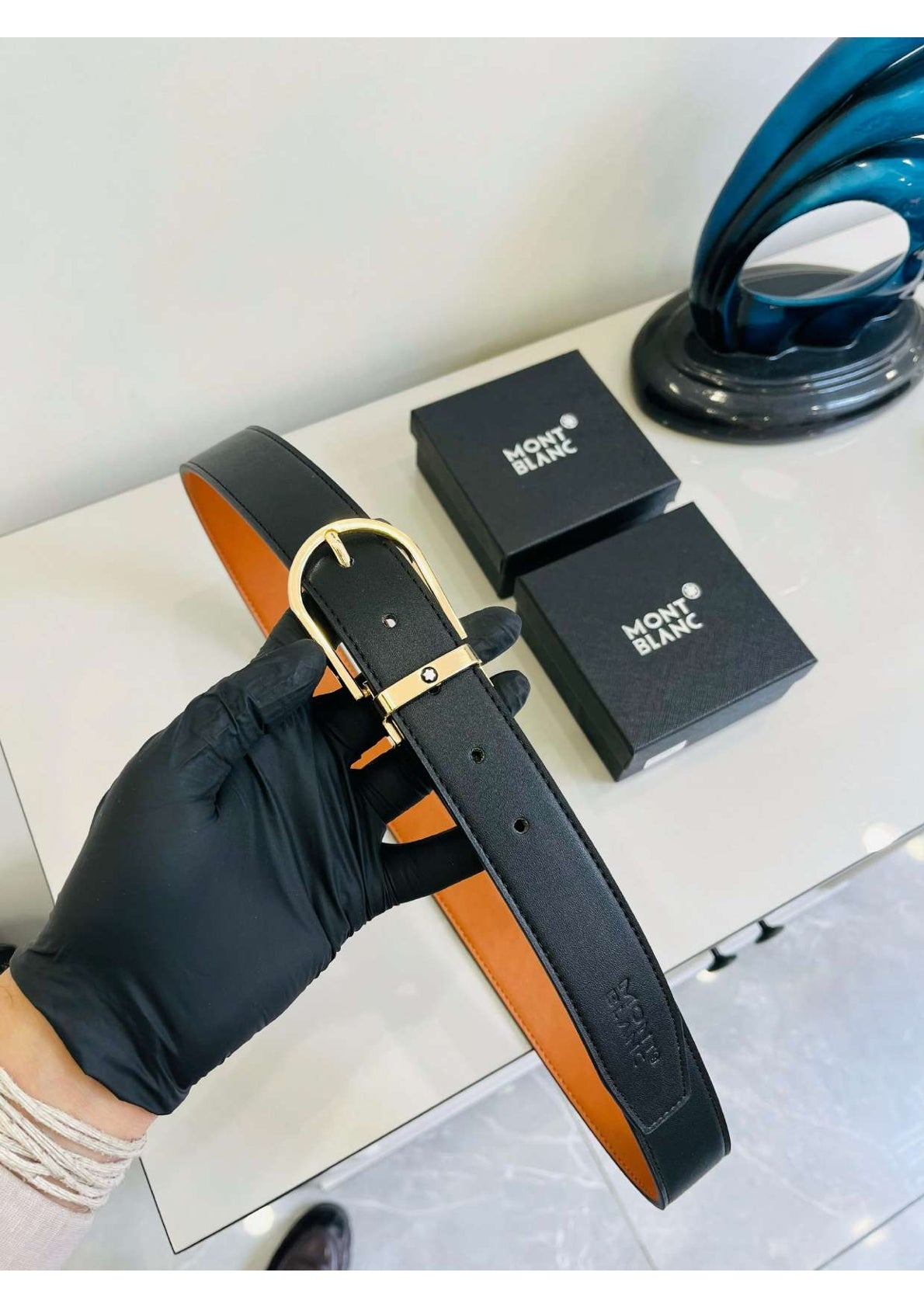 Brown Leather Belt for Men – Durable & Stylish