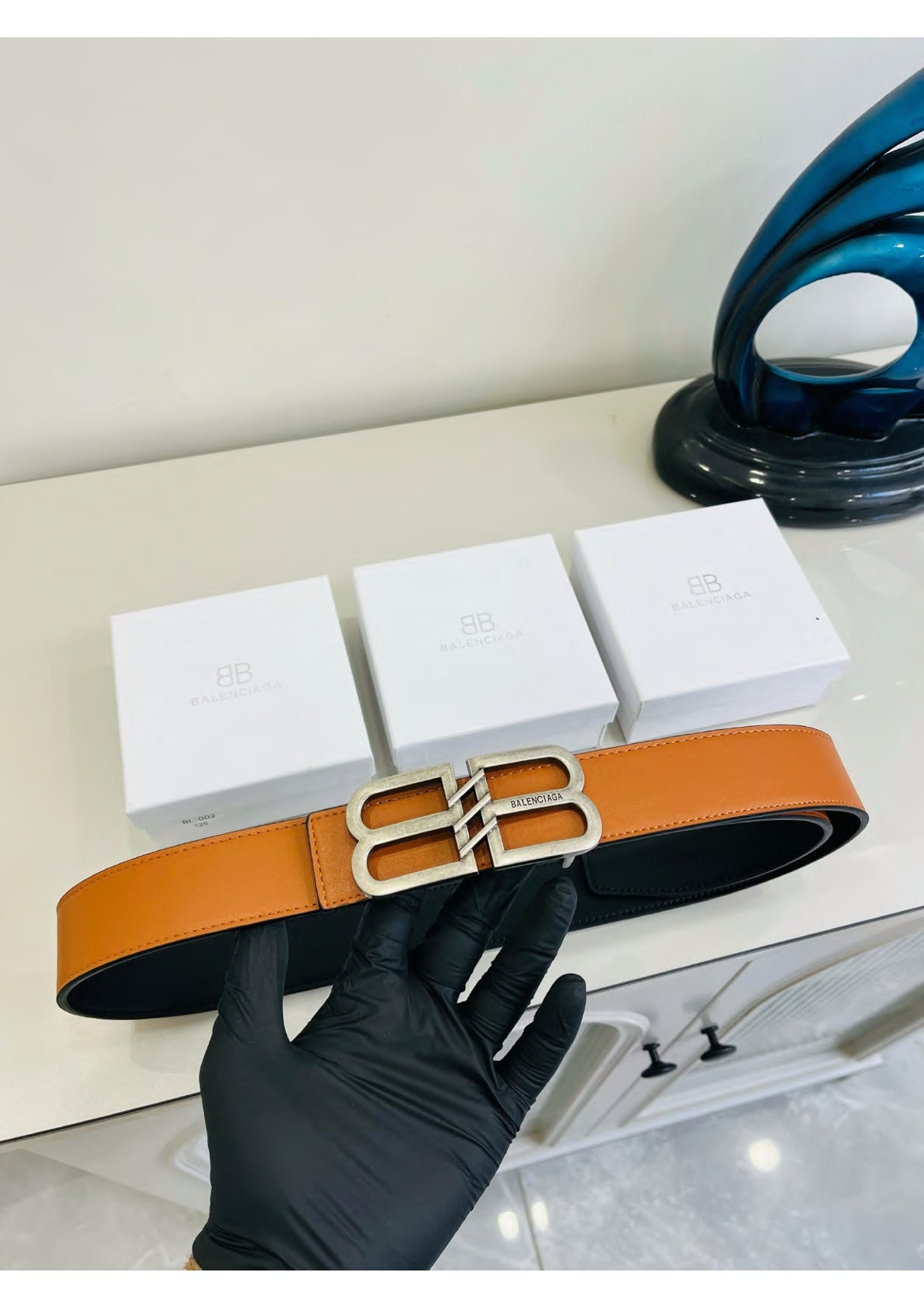 Textured Leather Belt – Unique & Fashionable