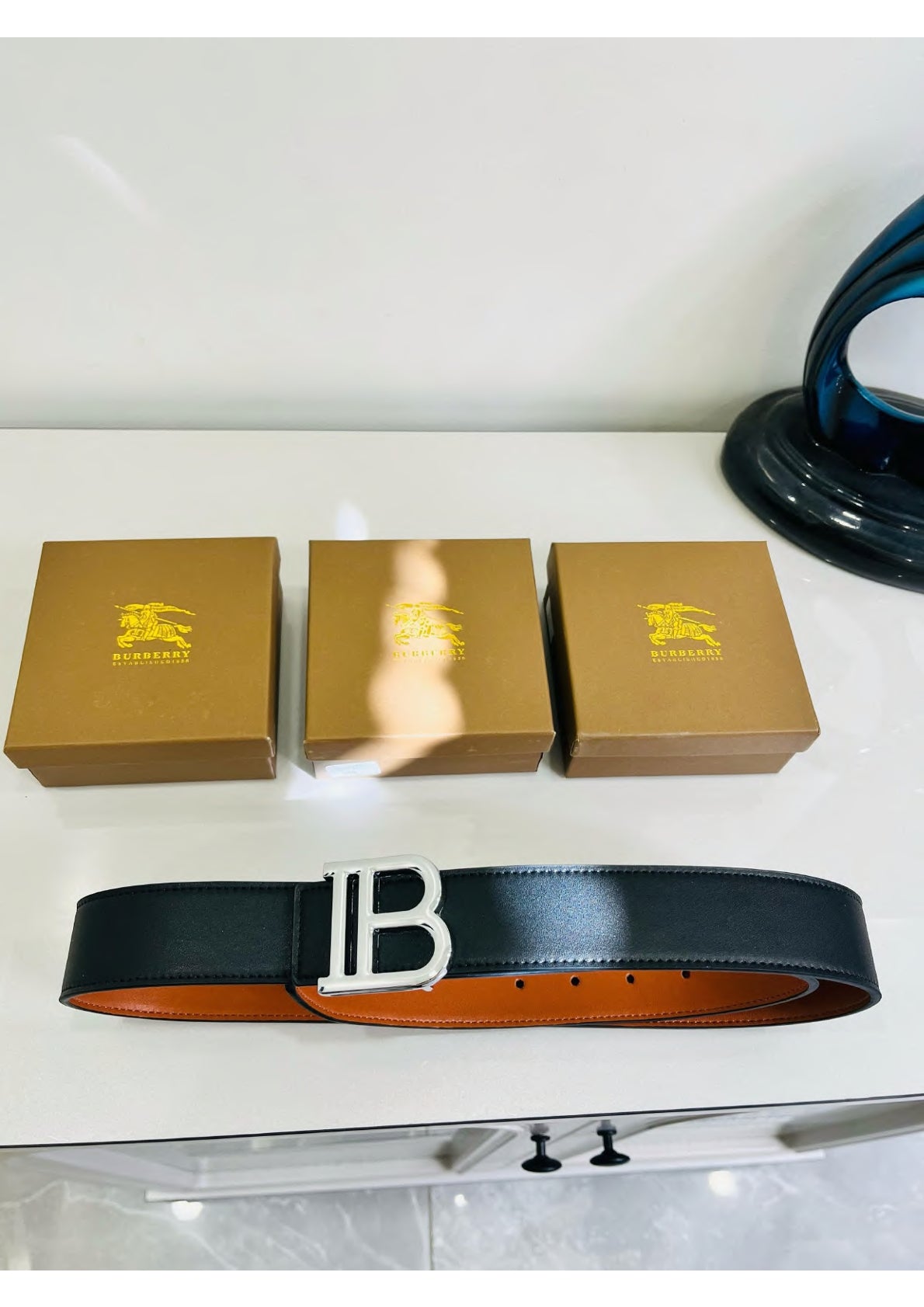 Men's Classic Woven Leather Belt