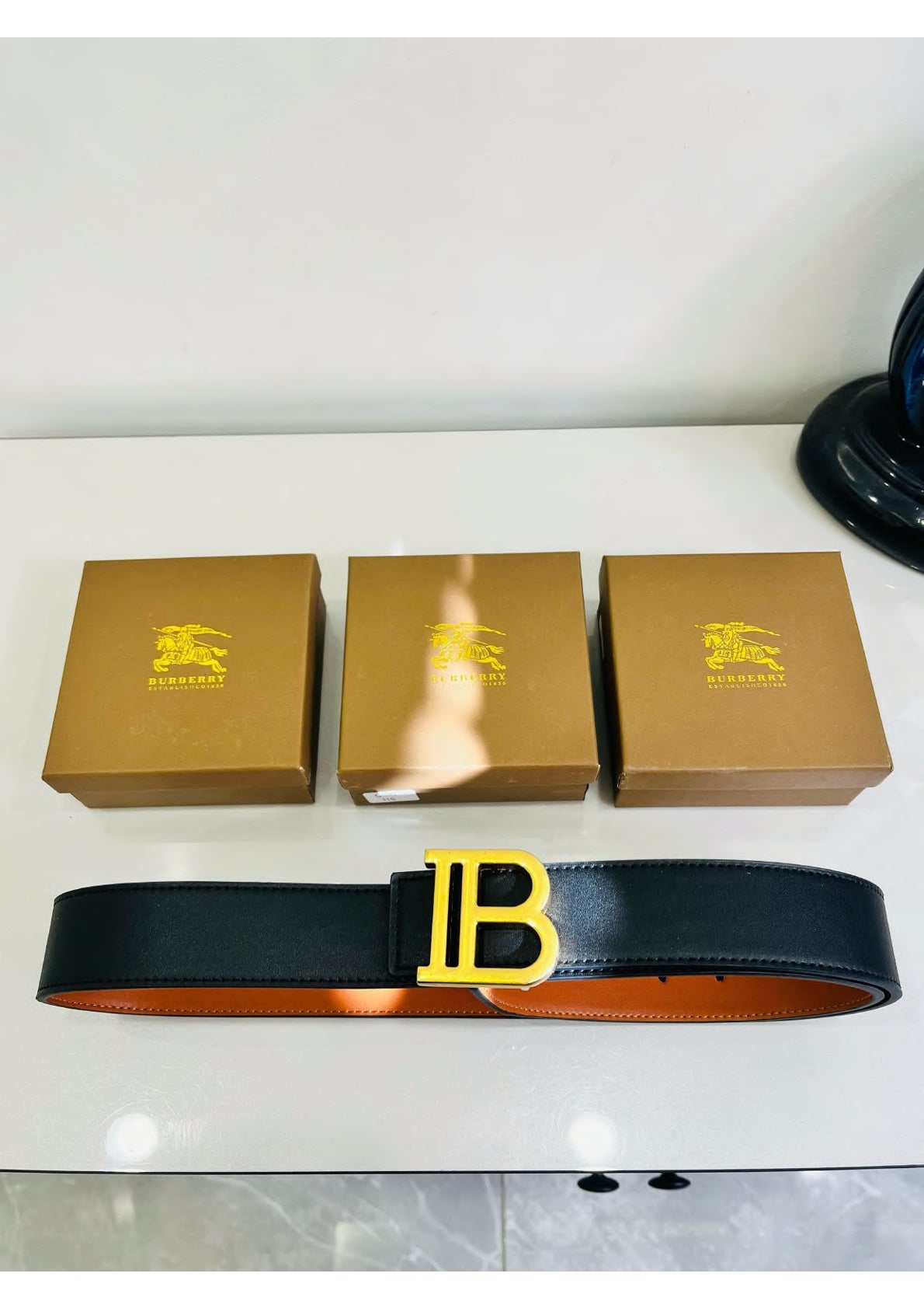 Men's Classic Woven Leather Belt