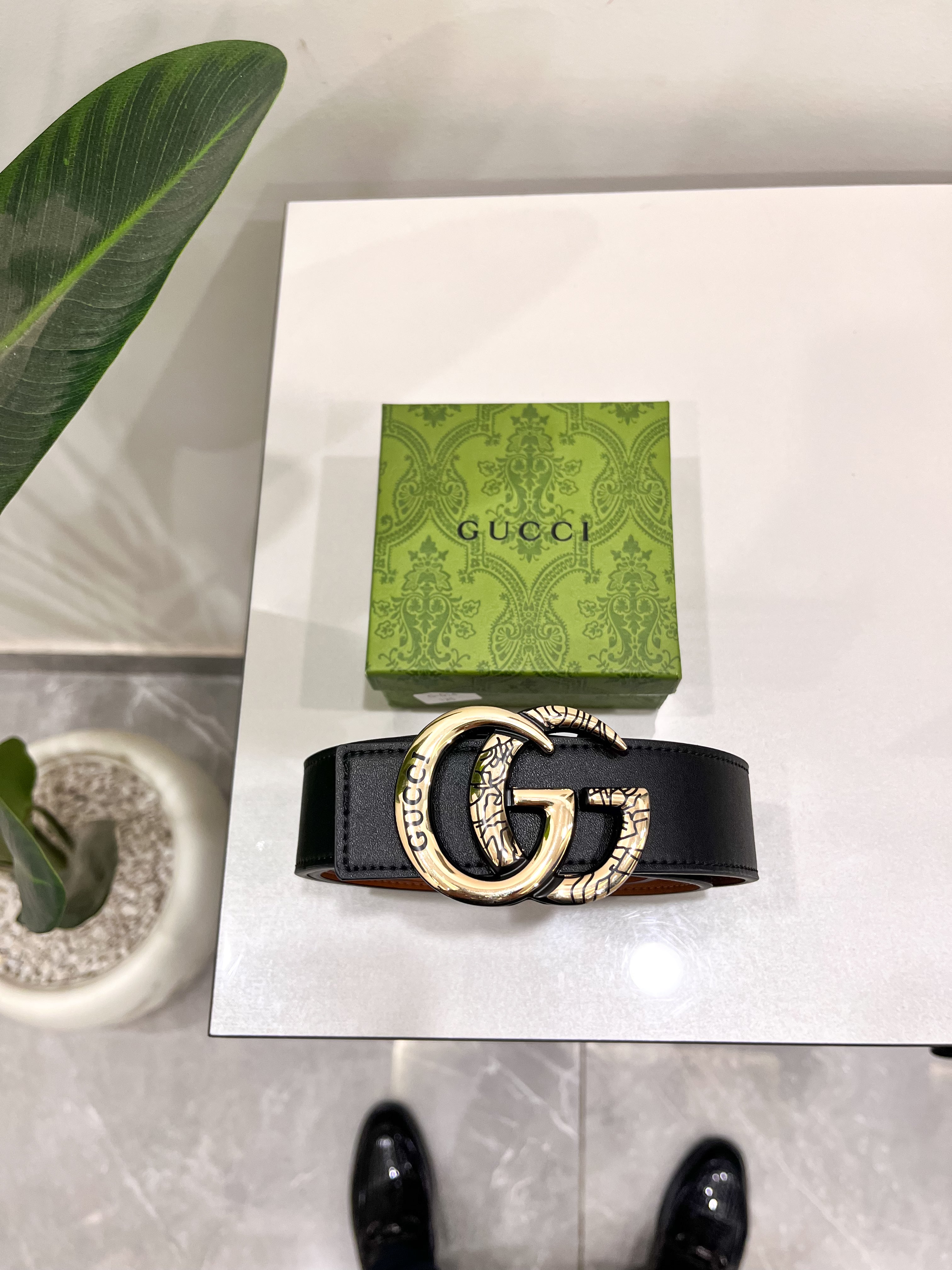 Leather Casual Belt - Vintage Style