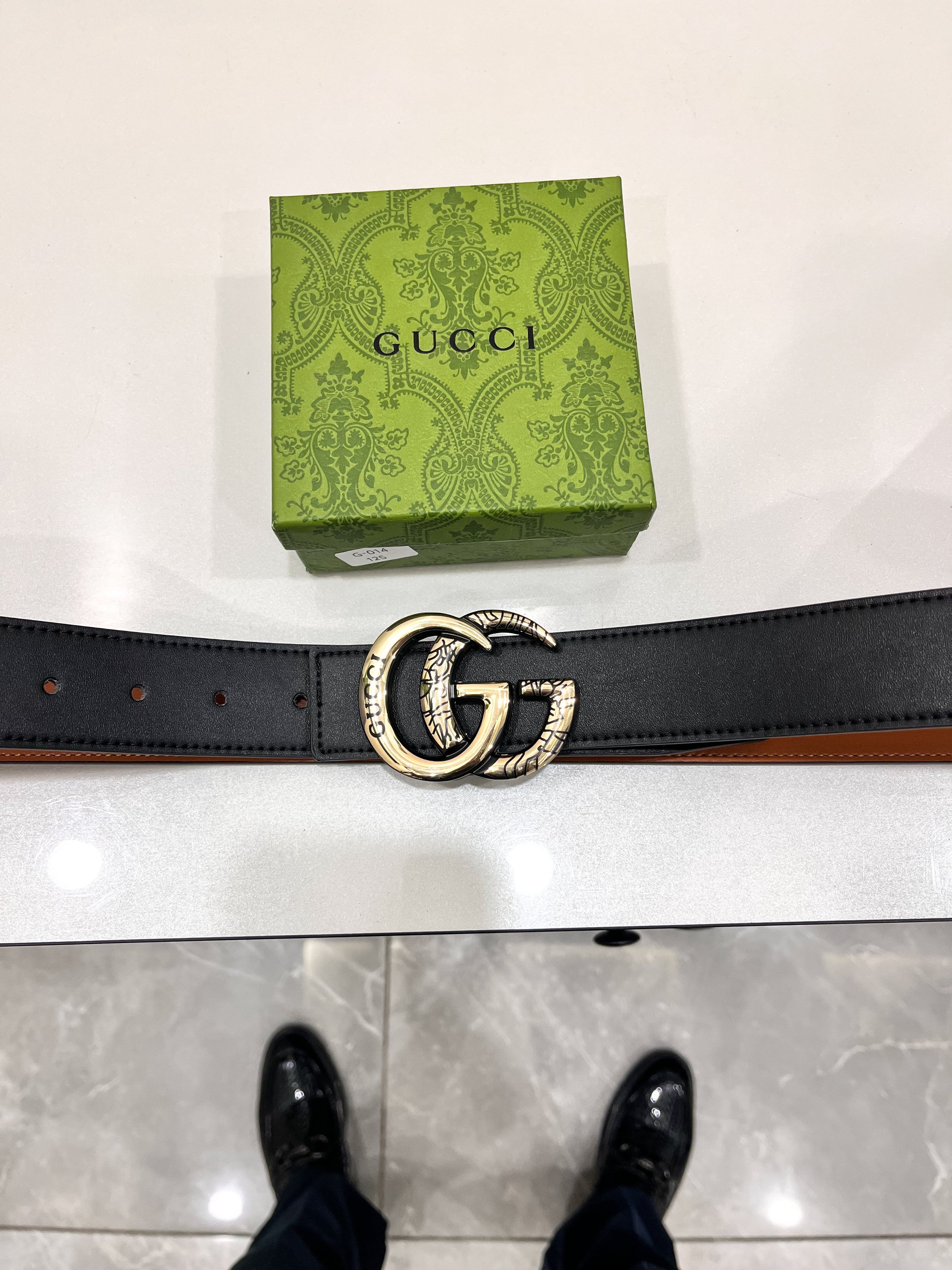 Leather Casual Belt - Vintage Style