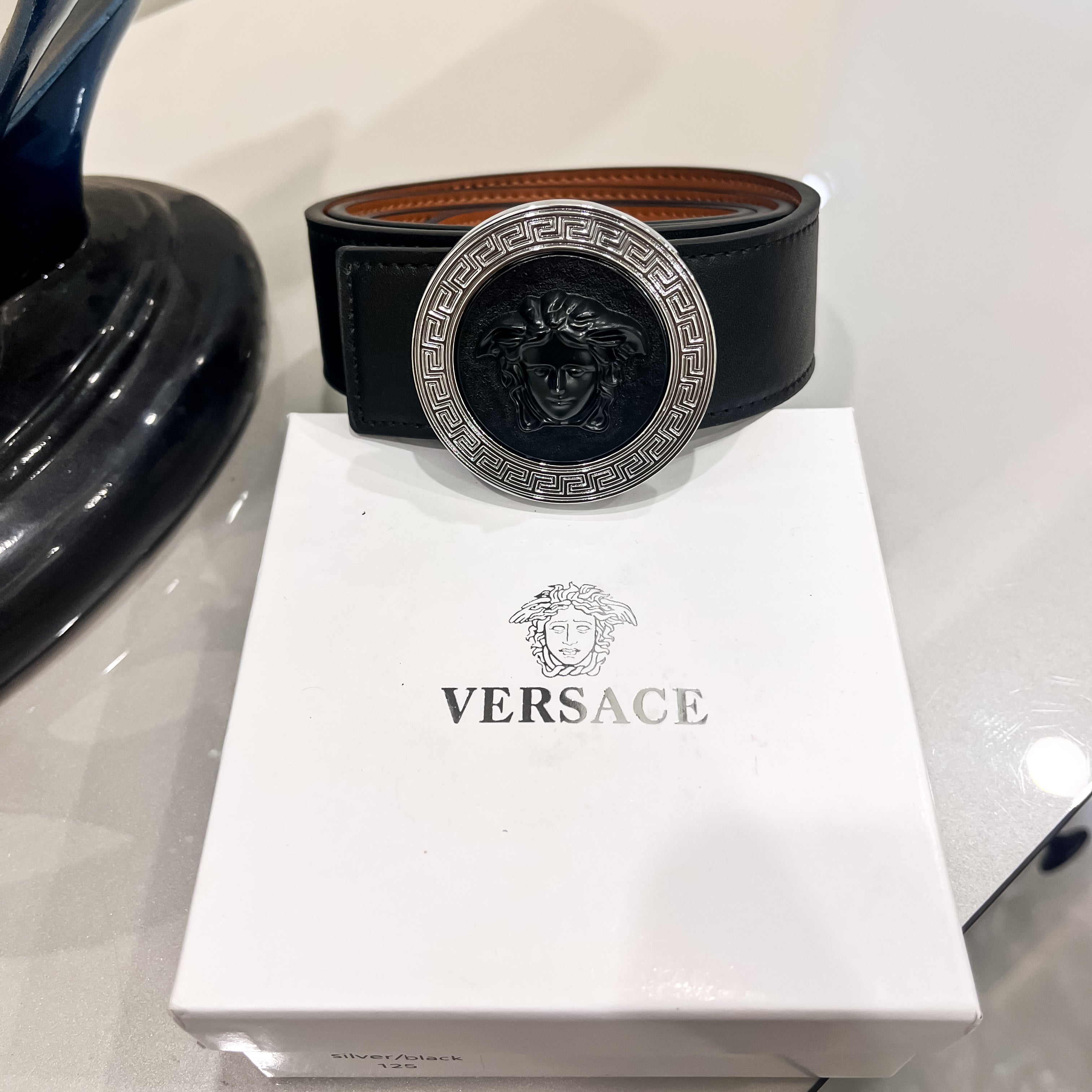 Black Leather Belt – Stylish & Durable