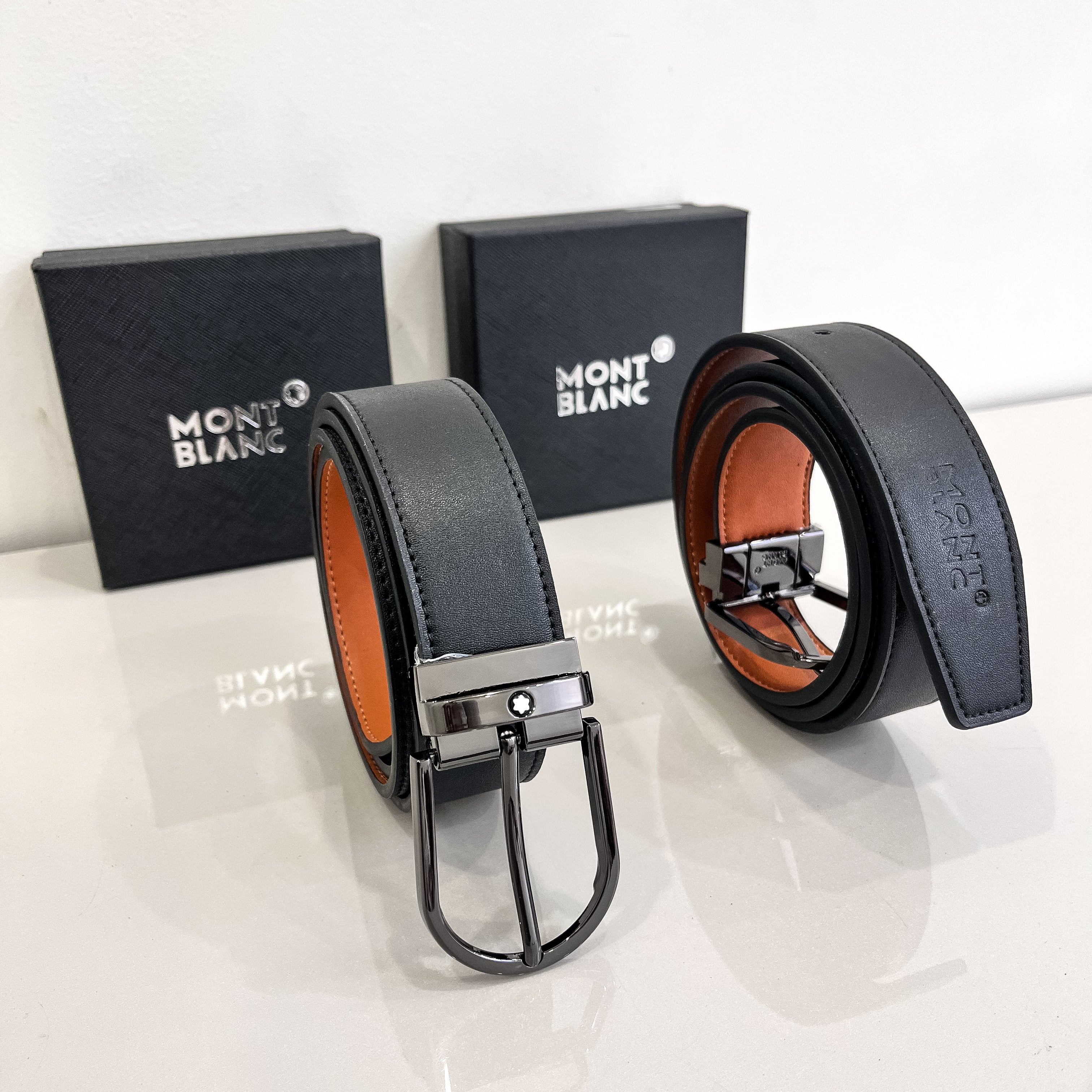Genuine Leather Belt with Metal Buckle – Sleek & Strong